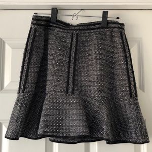 Madewell ruffle skirt